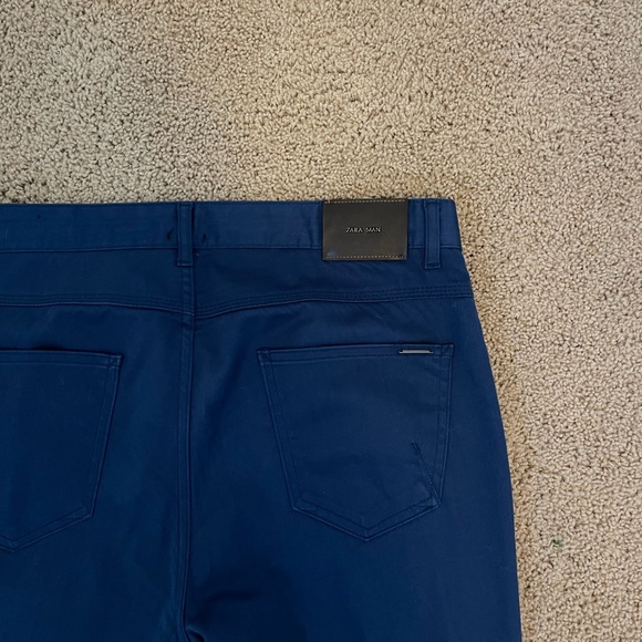 Zara blue men’s dress pants - Picture 4 of 5